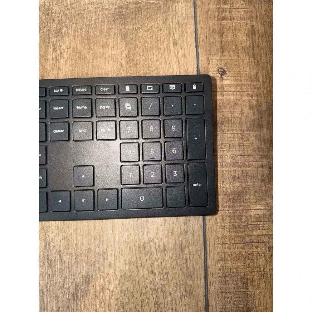 HP Wireless Keyboard Black Slim Full Size Numeric Keypad 928924-001 HSA-P001K